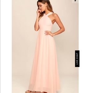 Peach Bridesmaid Dress